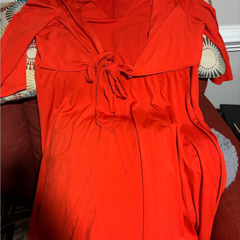 Red dress